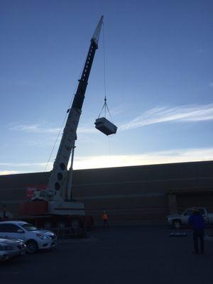 roof top unit installation