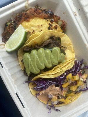 Marlin Fish Taco, Jalapeno Taco, & Mahi Mahi Taco