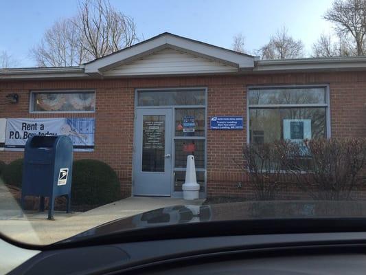 Front of post office