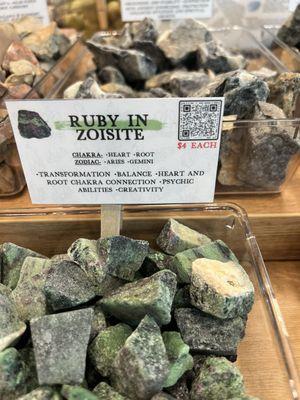 Ruby in zoisite