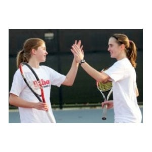 Wilson Collegiate Tennis Camps students