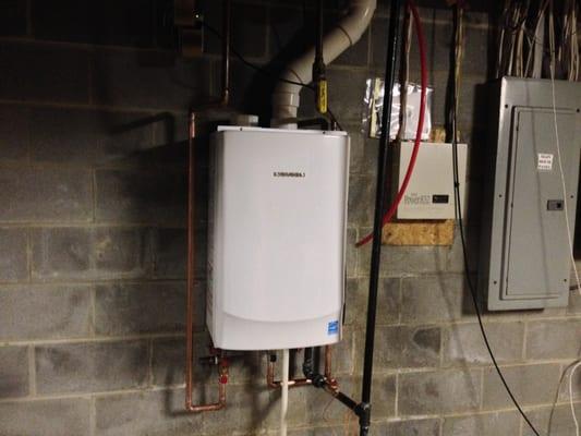 Love a nice Rinnai or Navien Tankless Water Heater install!