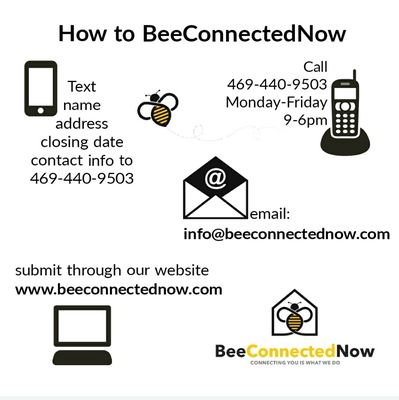 Ways to Bee Connected Now