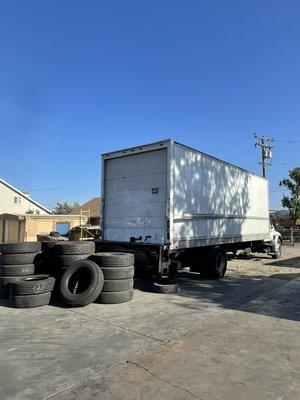 We deliver convenience by hauling large tire quantities from the inland empire to Los Angeles. We operate out of Fontana