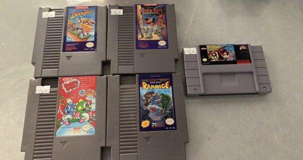 NES & SNES games