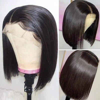 13x6 HD lace frontal wig, bob inches.