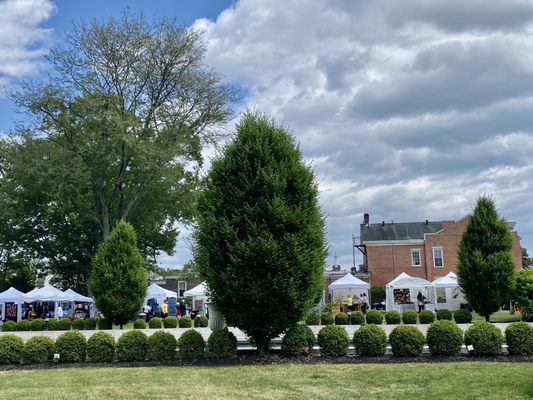 Art exhibit tents