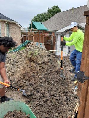 Dirt removal and hauling