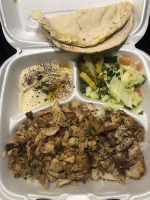 11. Chicken Shawarma Platter