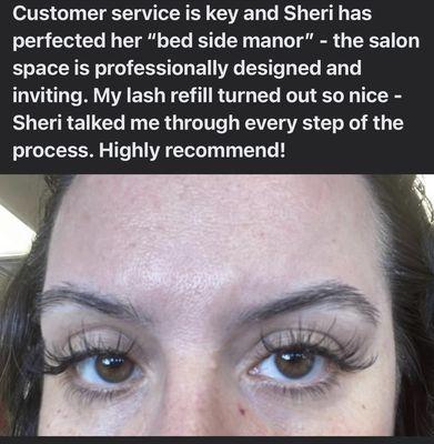 Wispy eyelash extensions (Review)