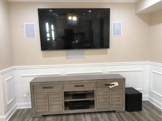 75in TV with 5.1 surround sound