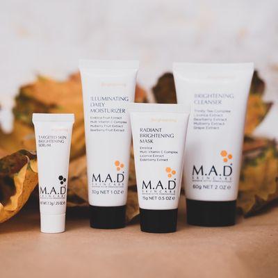 M.A.D. Products used during facial