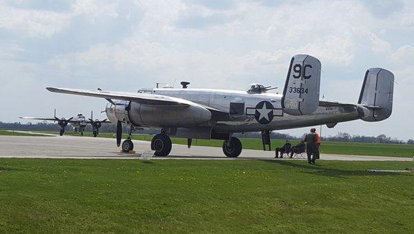 B-25s at the Doolittle 75th anniversary event.