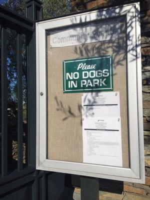 What type of park doesn't allow dogs?!?