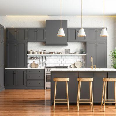 Would you rather have dark or light colored cabinets in your kitchen?