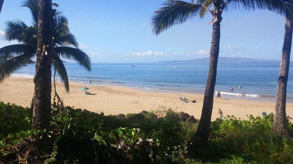 The beach across the street from the condo- Charley Young, considered to be the best one in Maui.