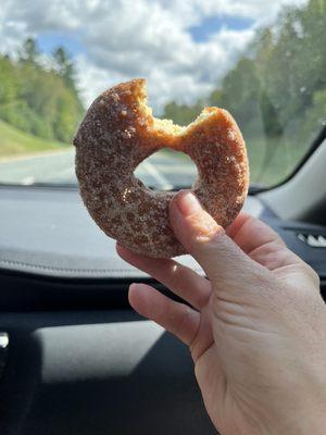 Cider donut from Eddie's Bakery