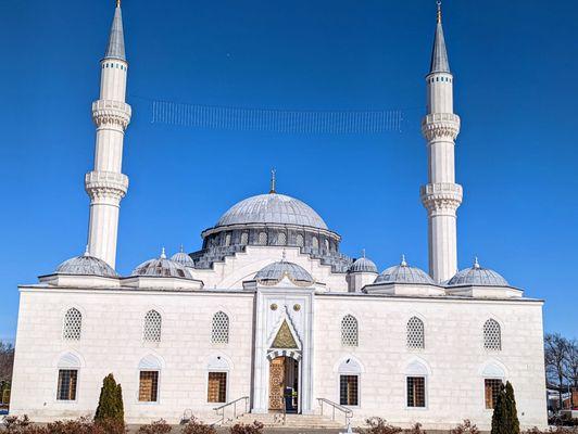 Great view of the mosque from the cafe