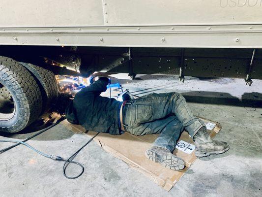 Welding repairs