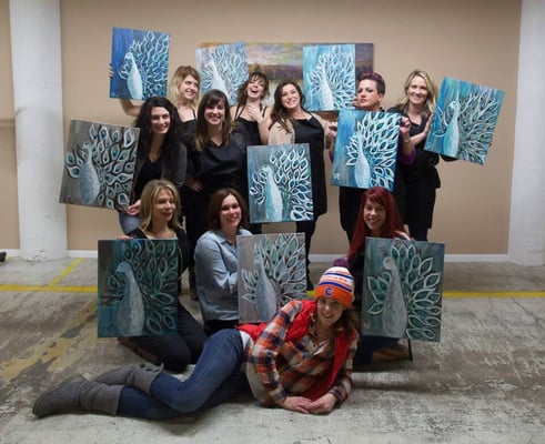 Salon paint night