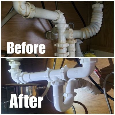 Kitchen sink drain replacement