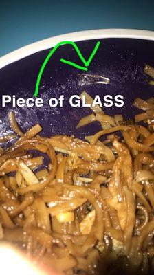 2nd piece of Glass found in Pad Thai