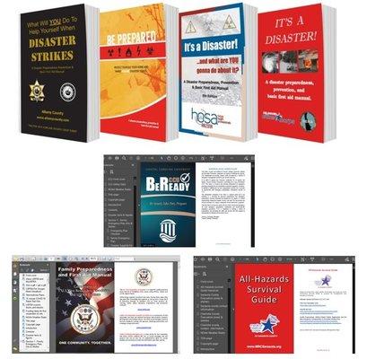 Customizable preparedness and first aid book and ebook