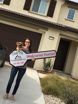 Congrats to the Diaz Family for their success home purchase. VA loan closed in 20 Days.