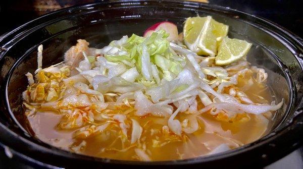 Pozole  viernes y sábados