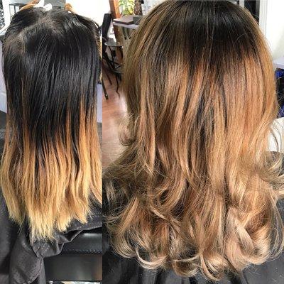 Balayage colors