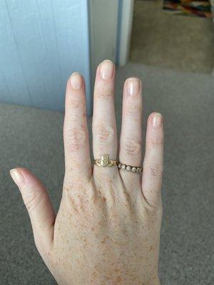 Claddagh ring with updated stone from Gregory Scot.