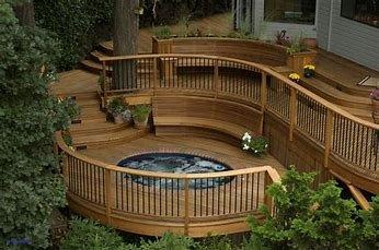 Built around hot Tub