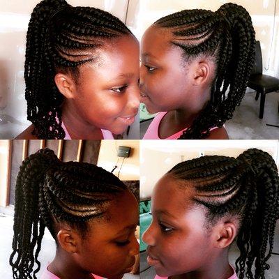 French braids for kids