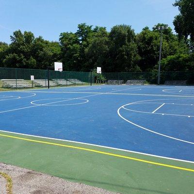 basketball courts are in great shape