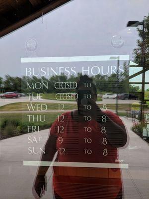 Larson nature center hours (equipment rentals)