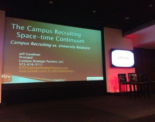 #truCollegeRecruiter conference hosted by JCPenney at their headquarters in Dallas, Texas