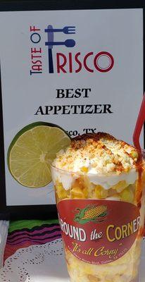 Award winning corn in a cup!