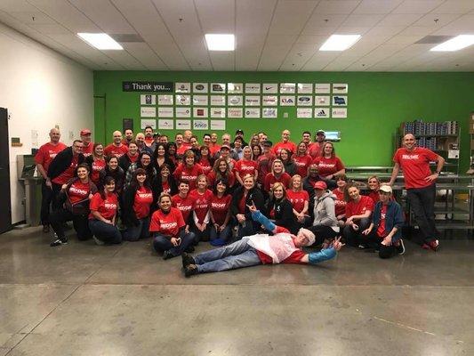 KWRPP Red Day event at the Oregon Food Bank 2018.