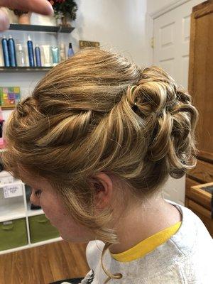 prom hair