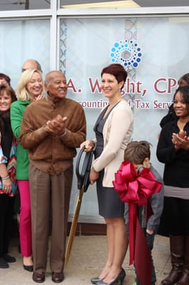 A. Wright, CPA ribbon cutting ceremony - Friday, January 23, 2015