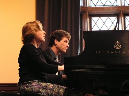 Longtime EMI Pianists, Randy Hodgkinson and Leslie Amper