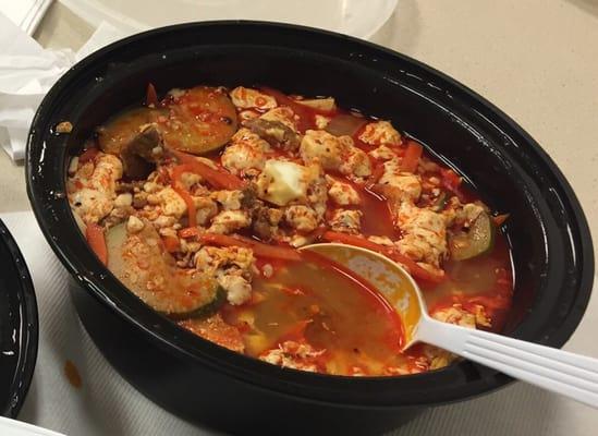 My favorite sundubu jjigae w/ beef