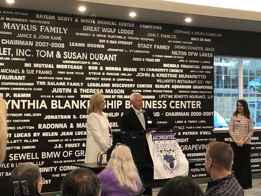 Opening of the Blankenship Business Center