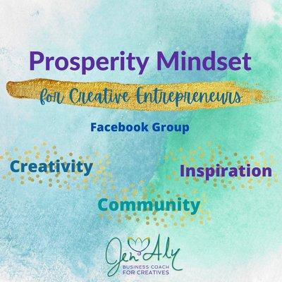 Join my prosperity mindset group for entrepreneurs on Facebook!