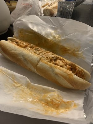 Buffalo chicken cheesesteak