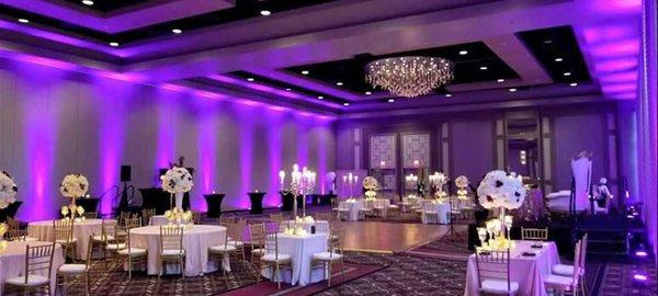 PRO BALLROOM UPLIGHTING with choice of your color