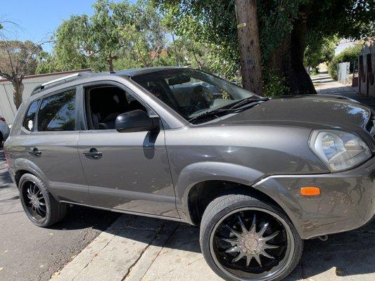 Car had a rusted hood, with horrible deliberate scratches on the doors. Now my car looks brand new like nothing ever happened. Thanks!