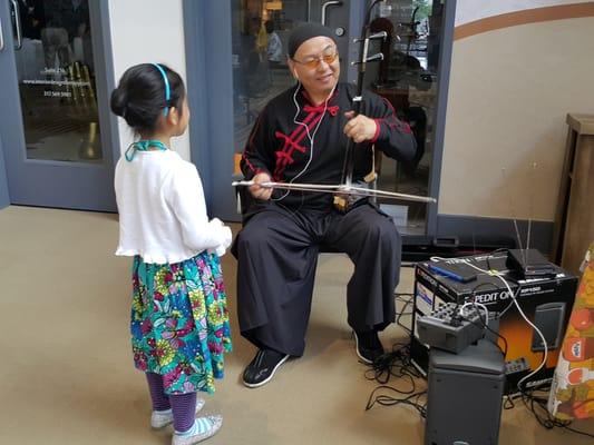 Chinese Erhu instrument in Indana Design Center