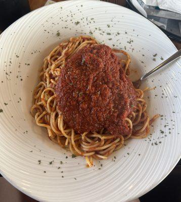 Spaghetti with meat sauce