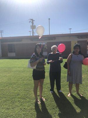 Balloon release